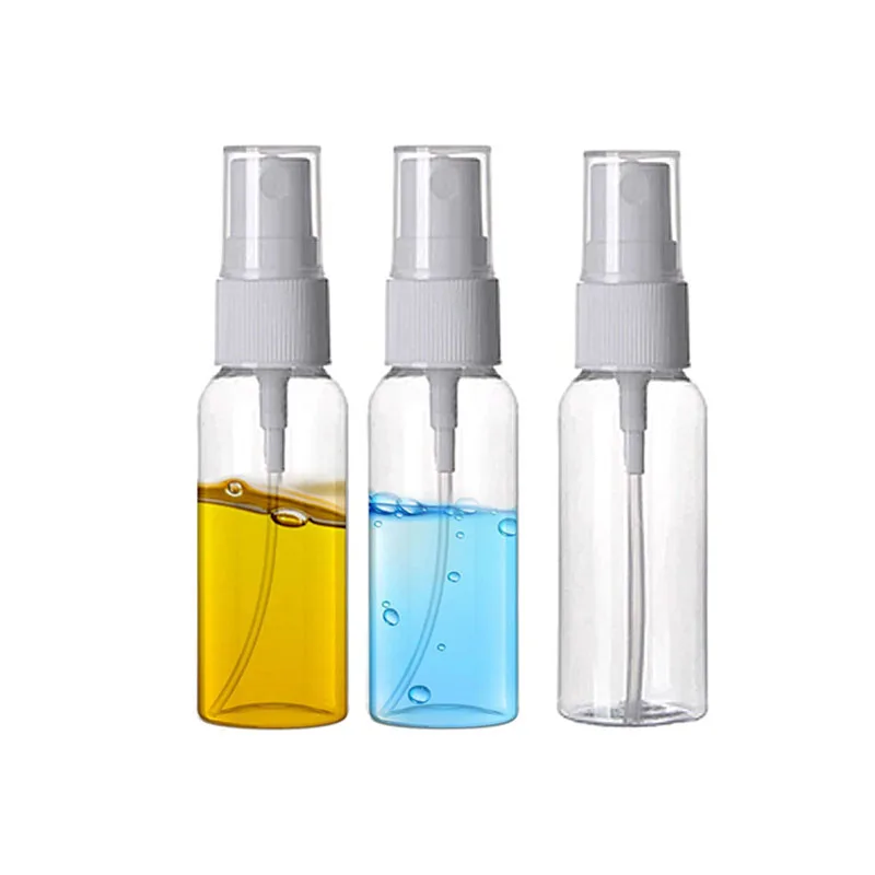 

100+2 sets/lot 30ml sprayer pump empty bottles, 30cc/1oz small plastic perfume spray bottle