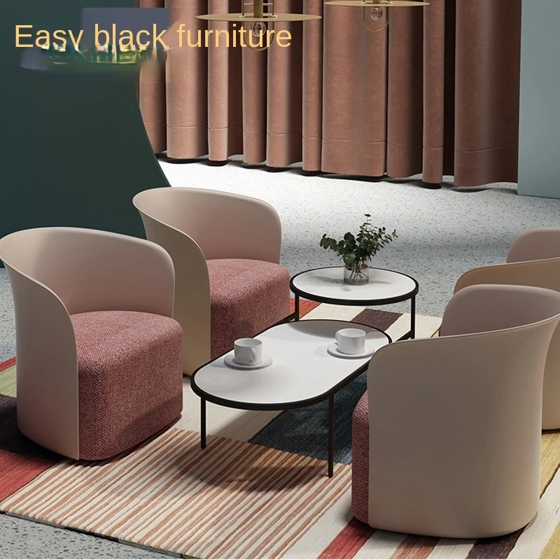 Single person sofa Chair Home Simple Modern Fabric Leisure Chair Living Room Chair Backrest Chair