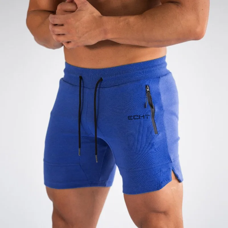 Pantalones cortos de deportes nuevos para hombre, pantalones cortos de playa con bolsillo con cremallera, pantalones de chándal para culturismo, pantalones cortos para correr y gimnasio, 2024