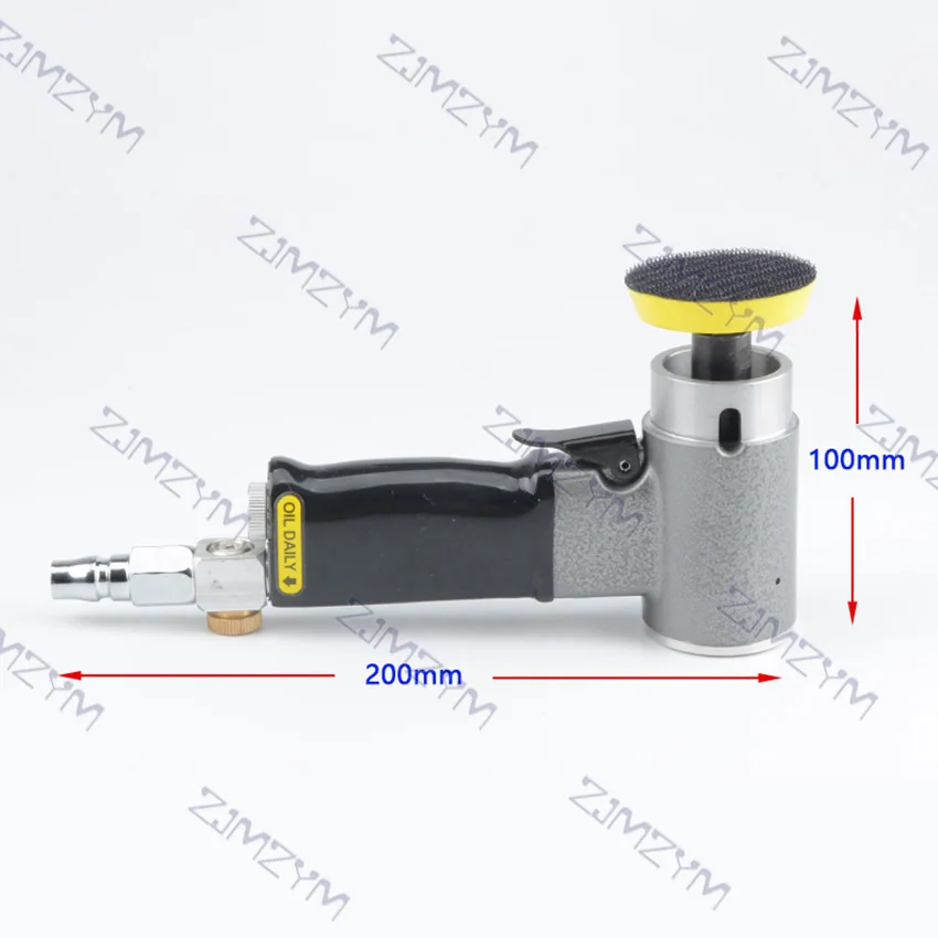 Minilijadora de aire Orbital de 2 pulgadas, pulidora neumática pequeña, herramienta de aire, pulidora de doble acción para coche, 15000rpm