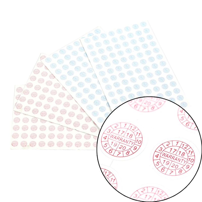 Pack guaranteed Void Tab Sticker Notepad Stationery writable Label Sticker Seal