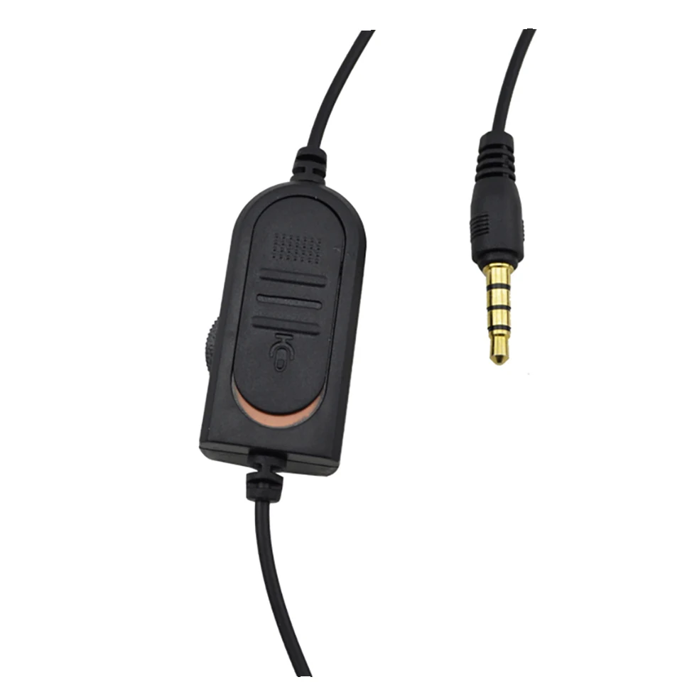 Call Center Bedrade Headset Met Microfoon 3.5Mm Plug Voice Interphone Telefoon Operator Hoofdtelefoon Noise Canceling Voor Computer