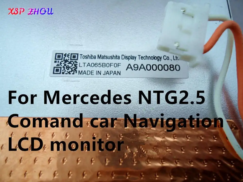 Brand new 6.5Inch LCD display LTA065B0F0F LT065CA45300 LT065AB3D300 screen For Mercedes NTG2.5 Comand car Navigation LCD monitor