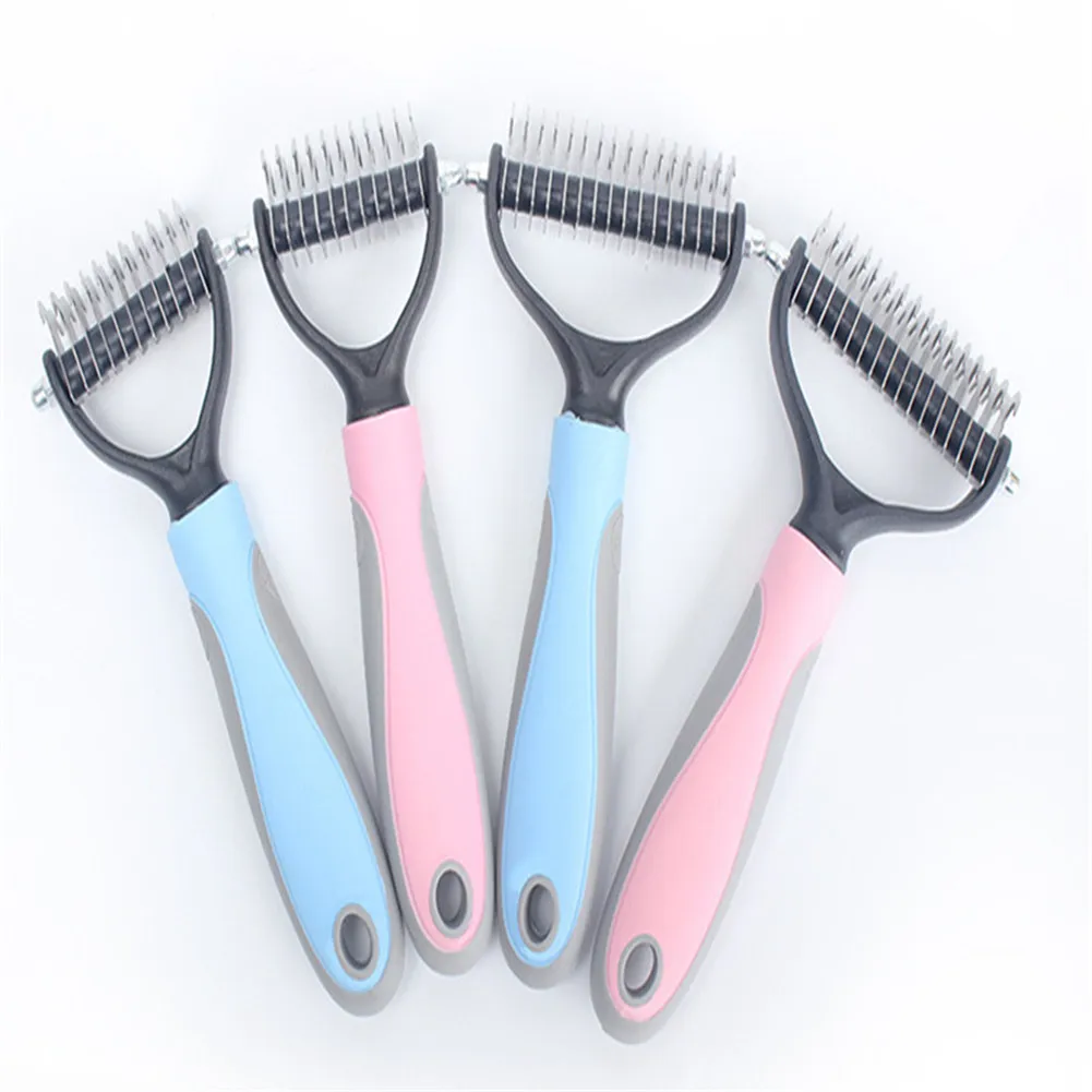 Pet Dog Hair Removal Comb Cat Fur Brush Grooming Tools Hair Clipper Dog Cat Shedding Hair Comb For Puppy Small Dog Pet Supplies