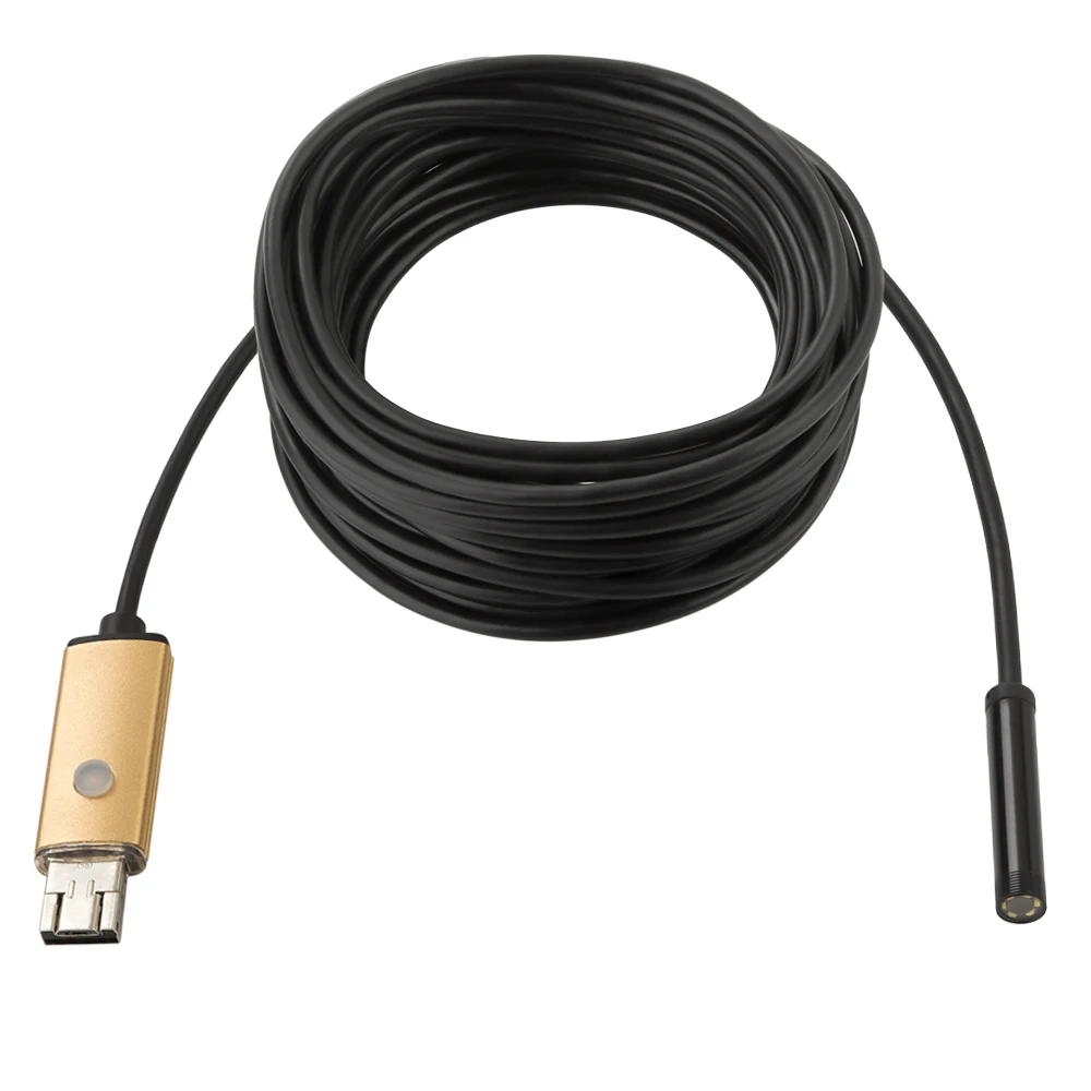 Phone Android Endoscope Waterproof Borescope Micro USB Inspection Video Camera 5.5mm lens 5m/ 10m  Hd 640*480 For Smartphone