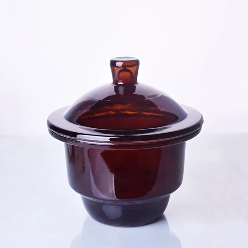 Desiccator,Brown with porcelain plate,Inner Diameter 100mm/150mm/180mm/210mm/240mm/300mm/350mm/400mm,No. 1351