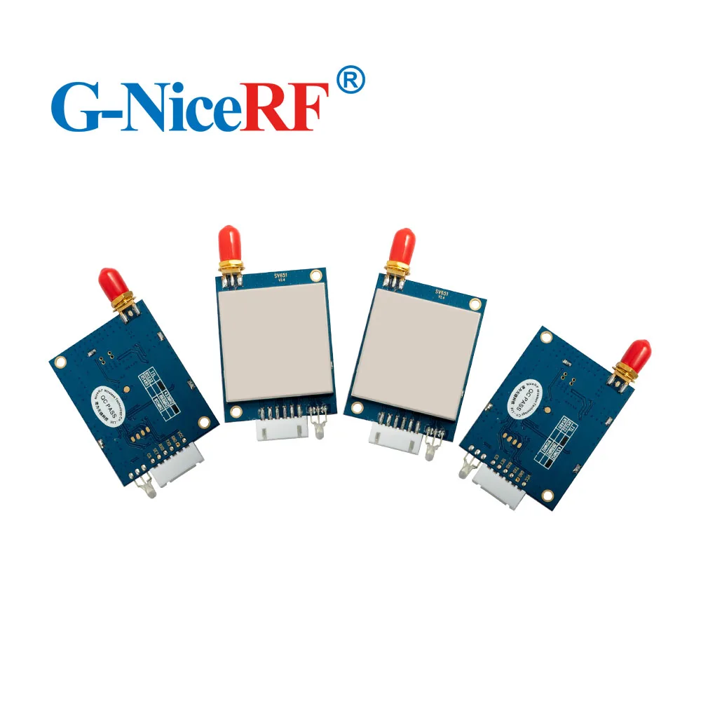 NiceRF 2 teile/los 433MHz RS232 Interface wireless transceiver modul kit SV651 mit antennen und usb brücke bord