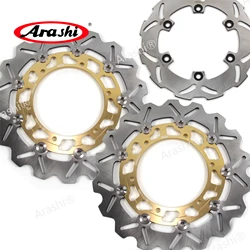 ARASHI YZF-R1 / YZF-R6 CNC Front Rear Brake Rotor Brake Disc For YAMAHA YZF R1 1000 2002 2003 / YZF R6 600 1999 2000 2001 2002