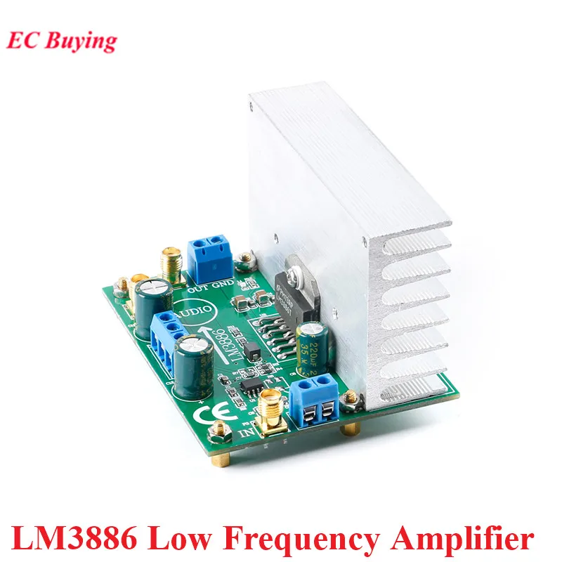 

LM3886 низкочастотный модуль платы усилителя мощности аудио усилитель OPA445 версия высокого напряжения функция демонстрационная плата