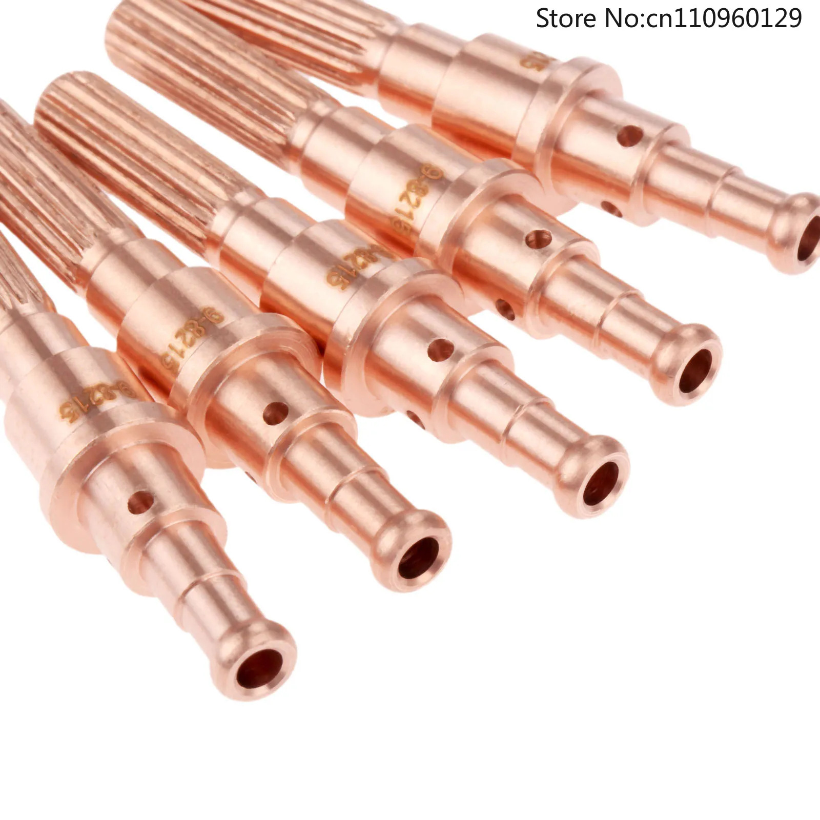 Cortador de 10 piezas, electrodo de antorcha de Plasma 9-8215 + boquilla 9-8207 para T/D SL 60/100, reemplazo consumible de antorcha de corte por Plasma