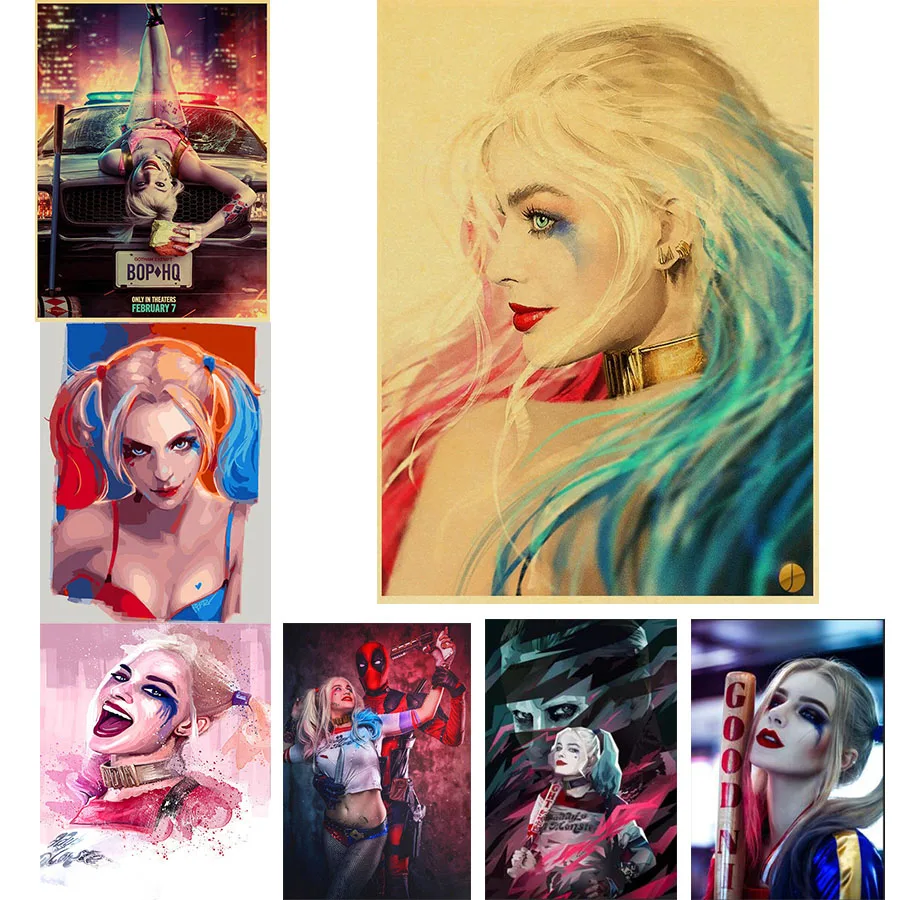 Diamant Schilderij Harleyquinn Posters 5d Diy Vol Diamanten Borduurwerk Ronde Vierkante Boor Kruissteek Mozaïek Home Decoratie