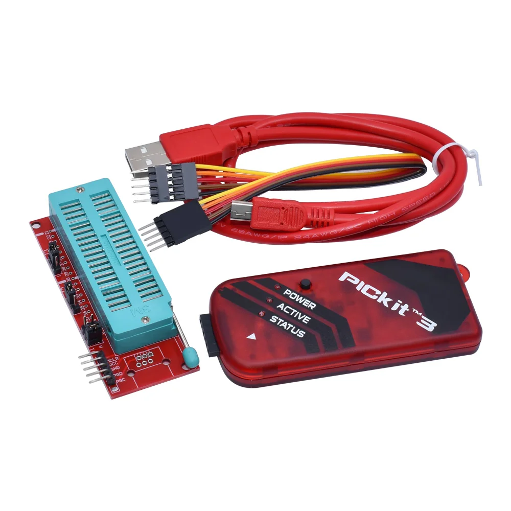 PICKit2 PICKIT3 PICKit3.5 Programmer + PIC ICD2 PICKit 2 PICKIT 3 PICKIT 3.5 Programming Adapter Universal Programmer Seat