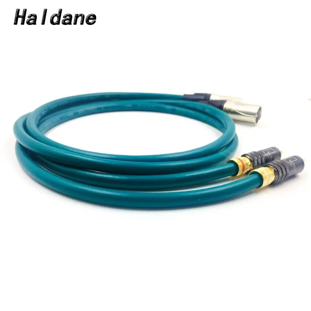 

Haldane Pair WBT-0144 RCA Male to 3pin XLR Male Balacned Audio Cable XLR to RCA Interconnect Cable with CARDAS CROSS USA-Cable