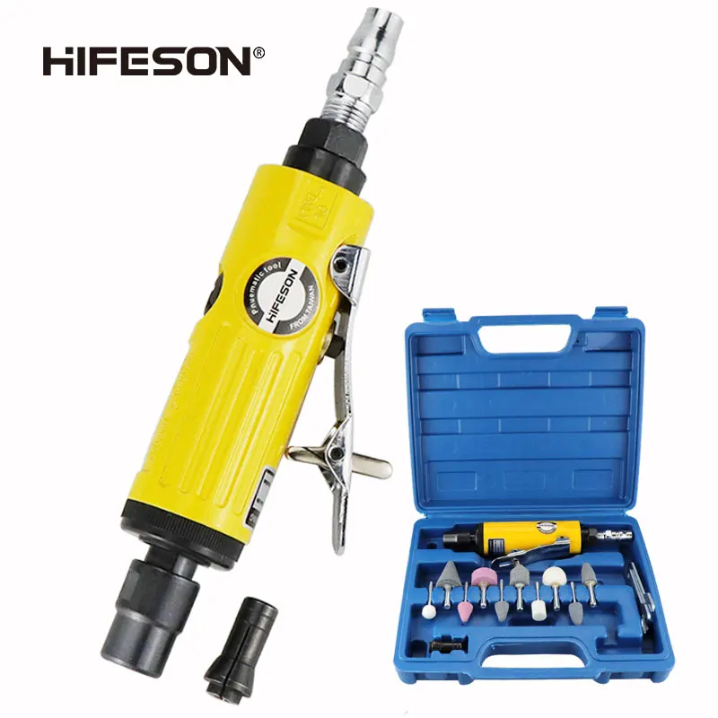 HIFESON 1/4 Zoll pneumatischer Stabschleifer, Luft-Stabschleifer, Schleifmühle, Gravurwerkzeug, Poliermaschine für pneumatische Werkzeuge – Detail 2