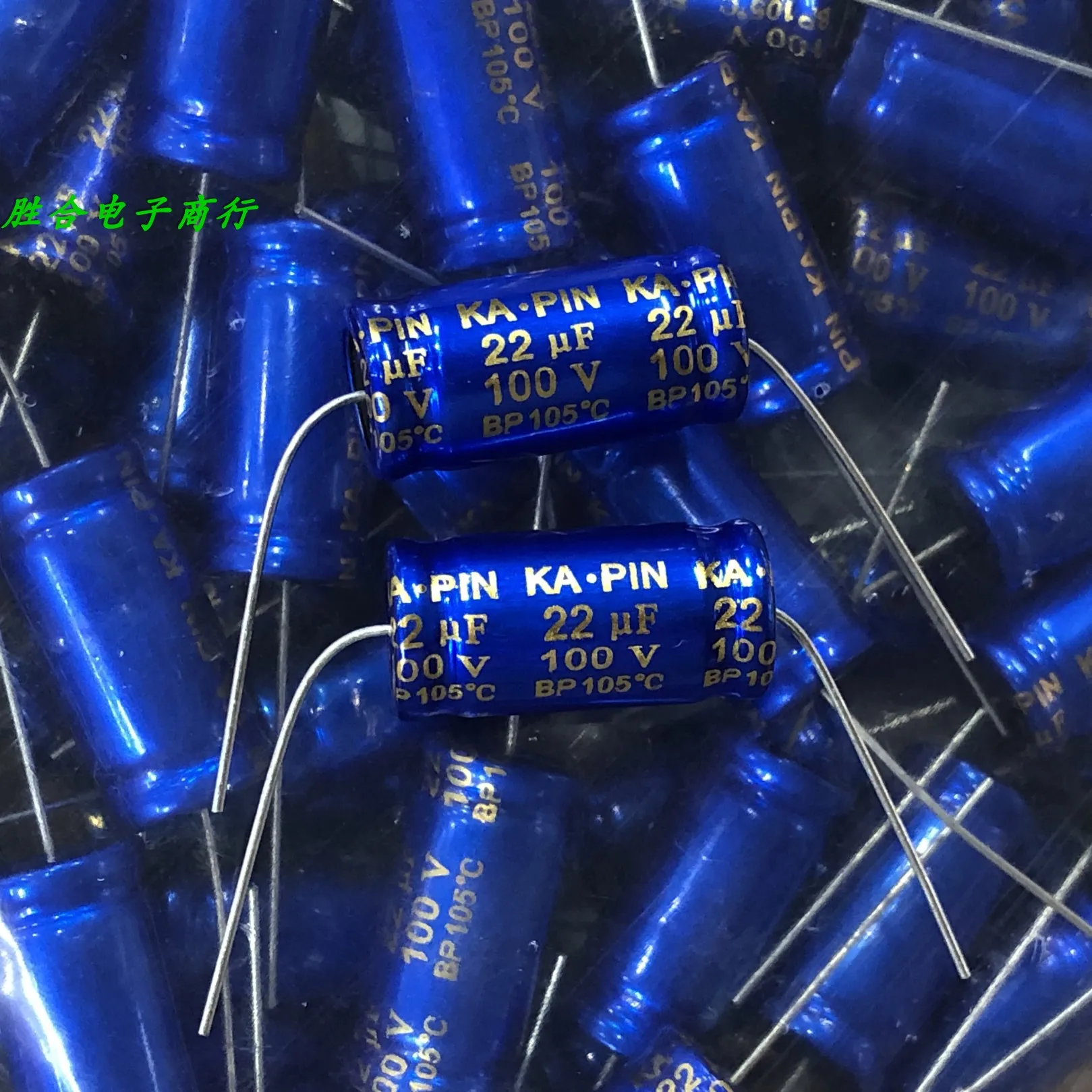 1pcs/1lot Frequency divider capacitor 100v22uF 22UF 100V 226 brand frequency divider electrodeless electrolytic capacitor