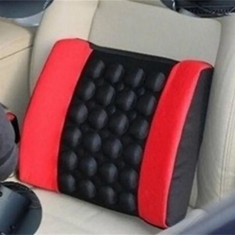 

Universal Car Electric Massage Lumbar Cushion Travel Pillow Office Car Seat Back Waist Support