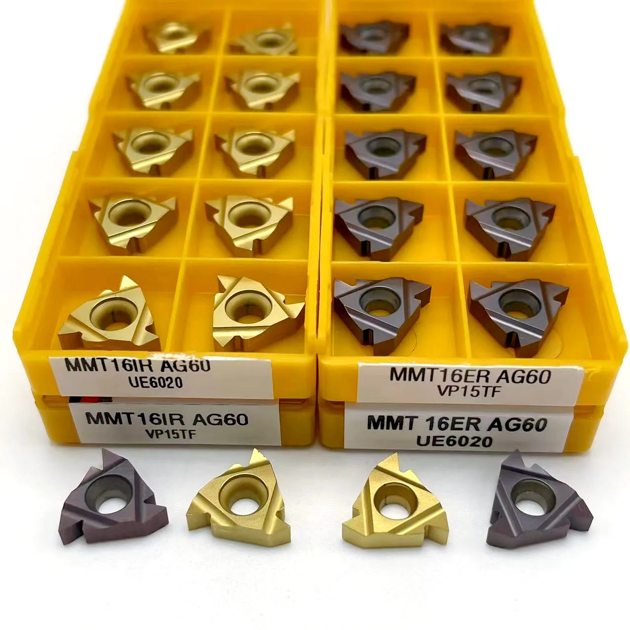 MMT16ER /16IR AG60 inserti in metallo duro utensile per tornitura filettatura utensile per tornio utensile per tornio utensile CNC 16 erag60 inserti filettati inserto per tornitura