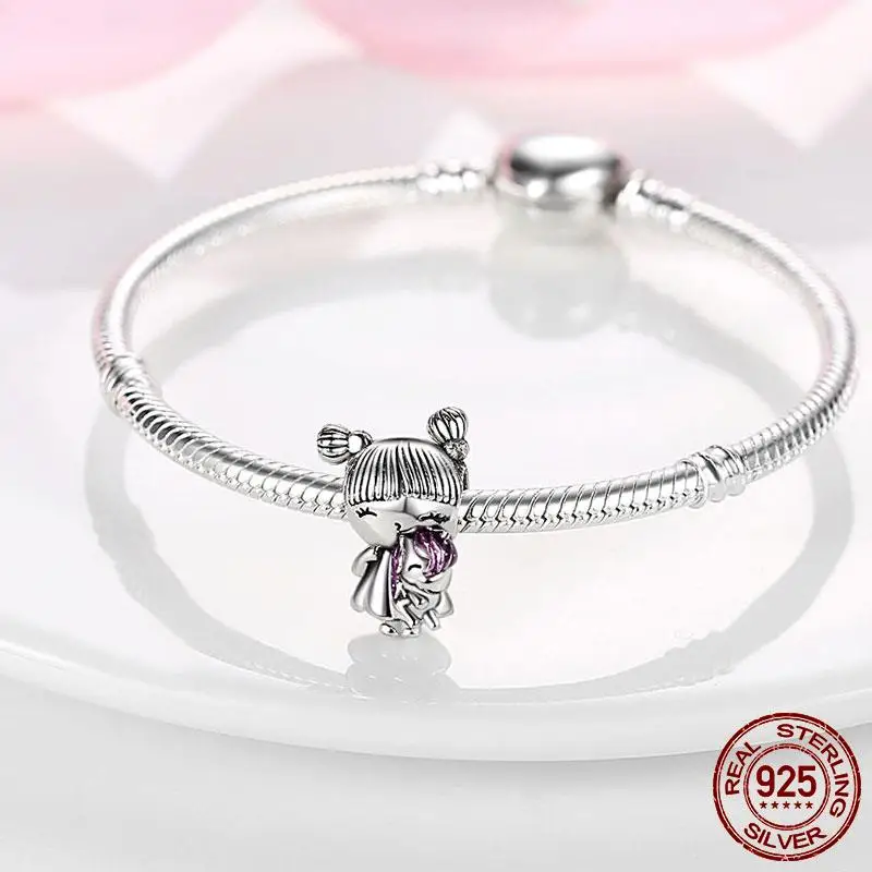 Im Angebot Charms Kleine Mädchen Jungen Anhänger Prinzessin Prinz Hund Katze Perlen Passend für Original-Armband Schmuck Kindergeschenk – Detail 26