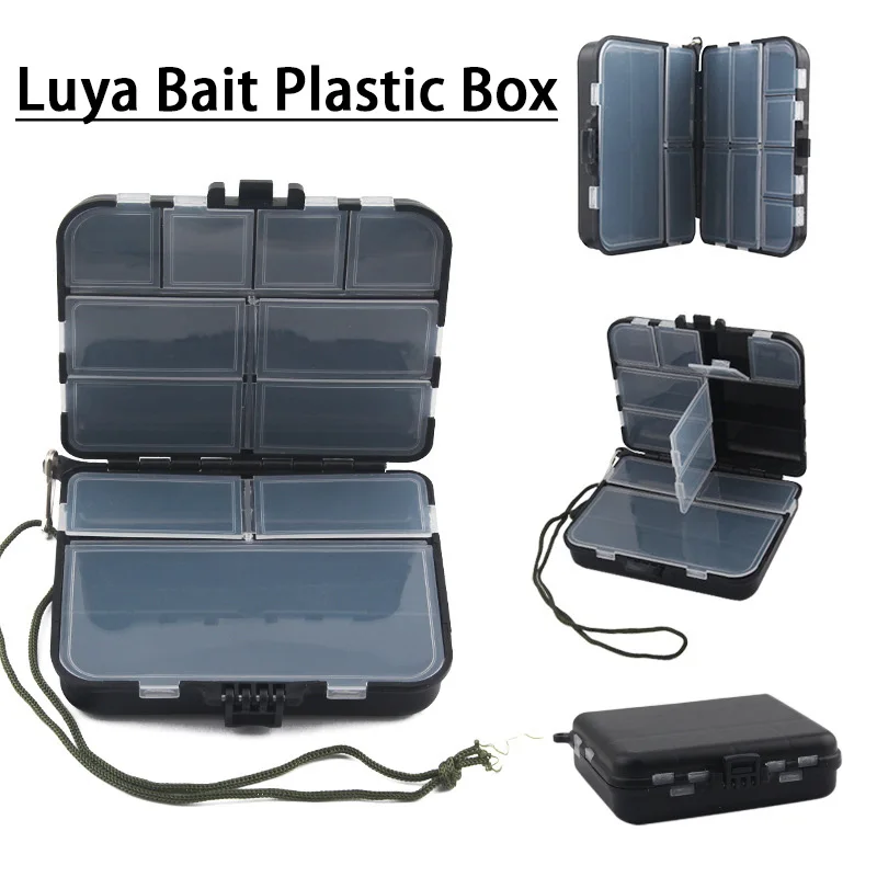 Newly Tackle Box Double-Sided Waterproof Seal Fishing Tackle Plastic Storage Organizer Box For Fishing