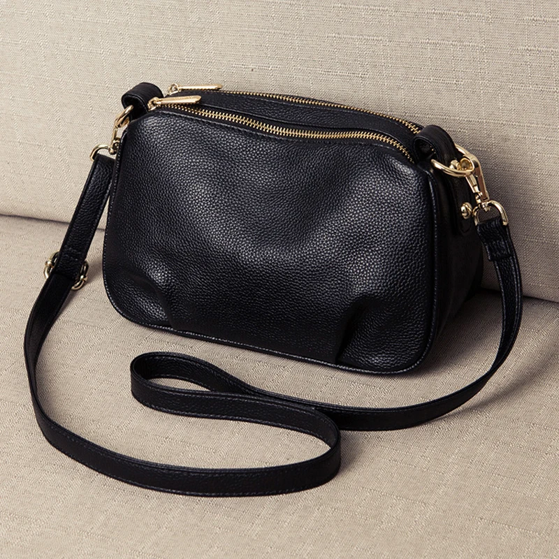 Genuine Leather Crossbody Bags For Women Small Shoulder Messenger Bag Ladies Fashion Purses and Handbags Female Bolsa Feminina