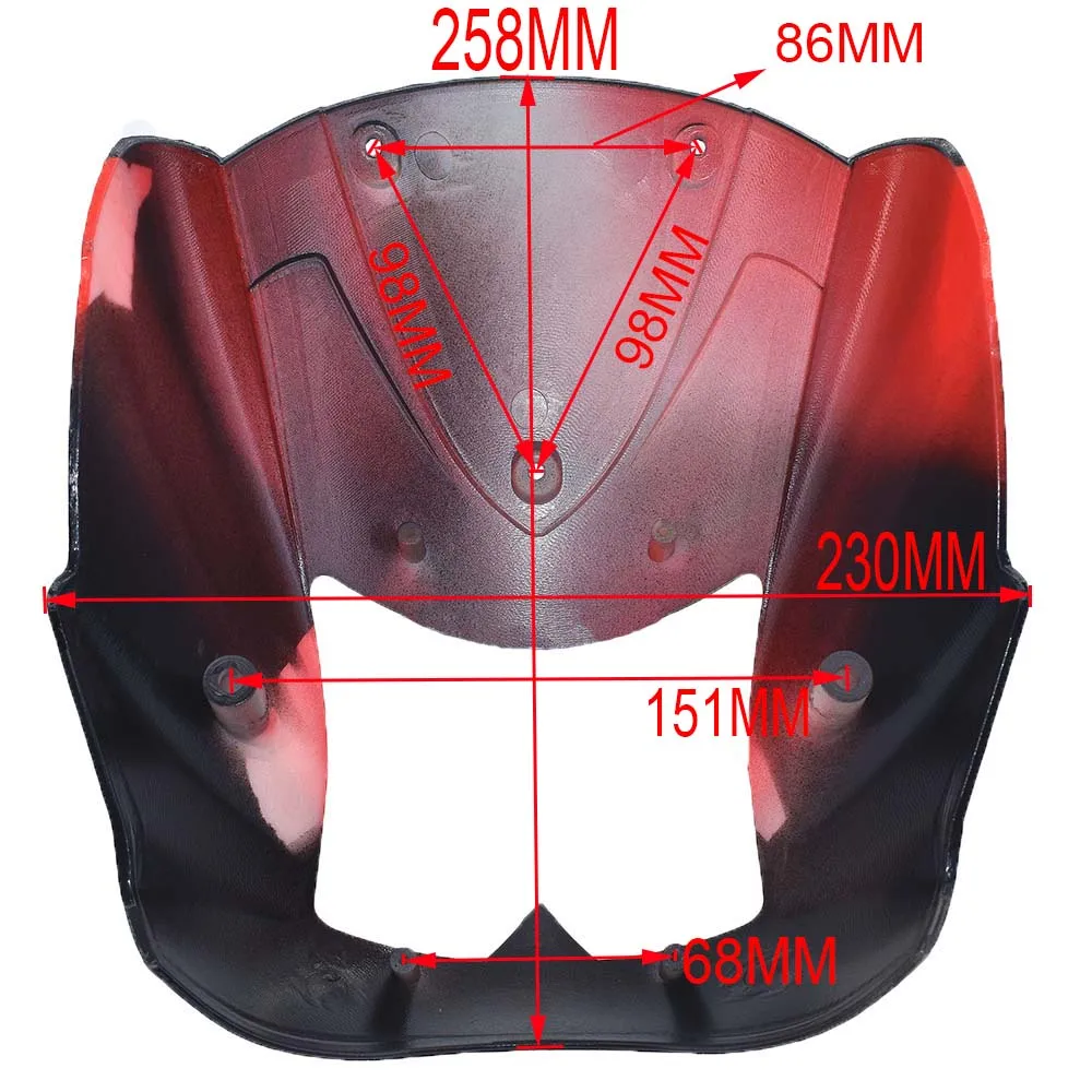 ATV Motorcycle Front Headlight Cover For 49cc kids quad bike mini ATV kid 4x4 wheeler