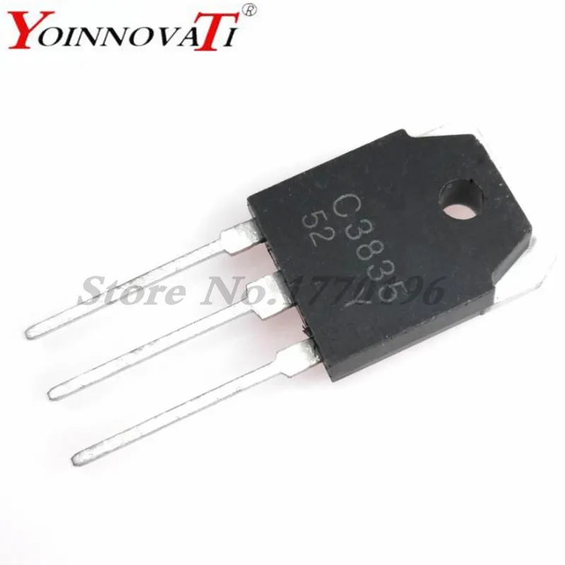 

20pcs/lot 2SC3835 C3835 3835 TRANS NPN 120V 7A TO3P IC Best quality.