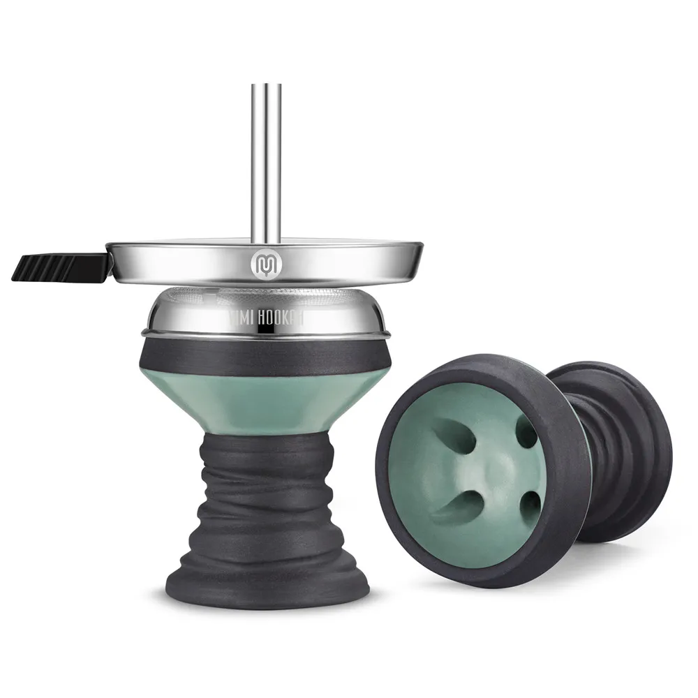 Yimi Hookah Premium Stone Shisha Head With Charcoal Holder Pipe Screen