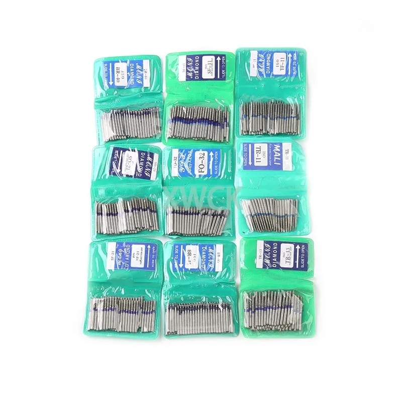 1bag/50Pcs Dental Teeth Polishing Burs Dental Diamond Polishers for Polishing Smoothing Teeth Polishers