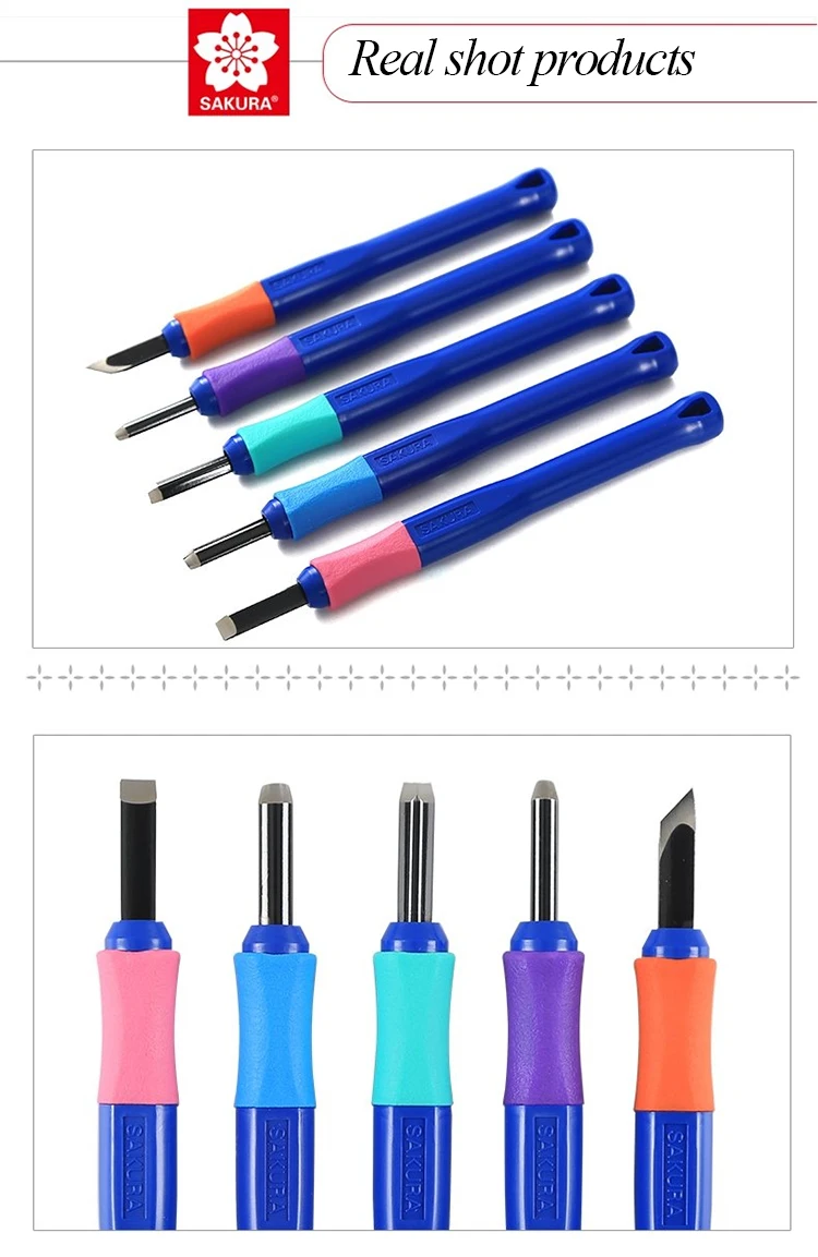 Sakura Holzschnitz messer tragbare Kunst Stift messer für Kunst Holz schnitzwerk zeuge Handwerk Reparatur Multi DIY Handwerkzeuge 1pc – Detail 5