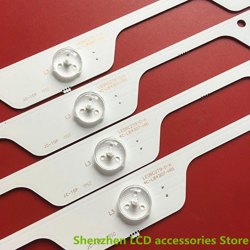 Для нового B43A758U D43A620U светильник bar 4C-LB4307-HR1 43HR330M07A0 7LED 6V 87CM 100% Новинка