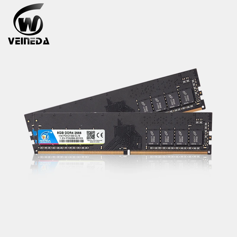 Memória ddr 4 pc4 2133 2400 2666mhz desktop ddr4 placa-mãe memoria 288-pin veineda ddr4 8 gb computador pc ram 4gb 8 gb 4g 8g