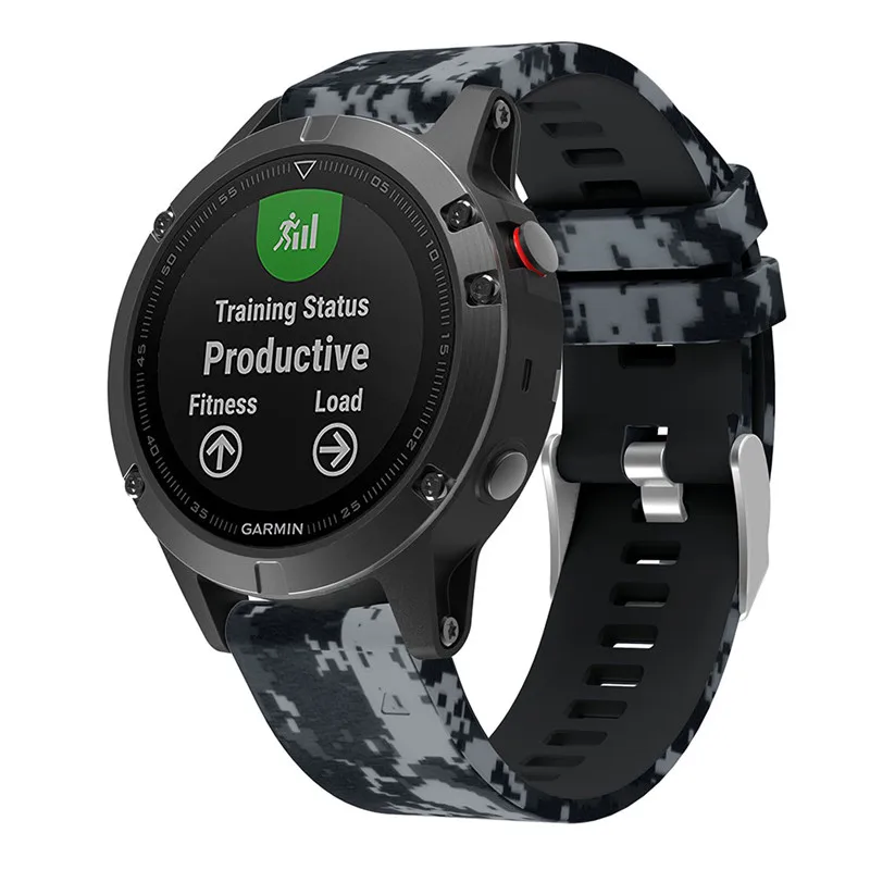 سوار ساعة Garmin Fenix 5/5 Plus ، سيليكون ، سريع التحرير ، سهل التركيب ، 22 مللي متر ، لـ Garmin Forerunner 935 945