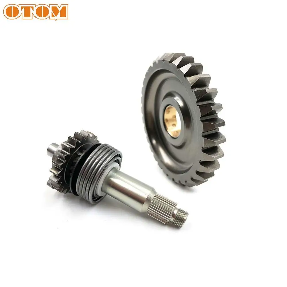 OTOM Motorcycle Start Shaft Axle Assy Start Shaft w/ Idle Gear Set For YAMAHA DT230 MT250 2 Stroke Off Road Engine Part dt 250cc