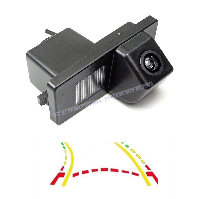 CCD 600Line Intelligent Dynamic Trajectory Tracks Car Rear View Camera Waterproof For SsangYong Kyron Rexton Korando Actyon