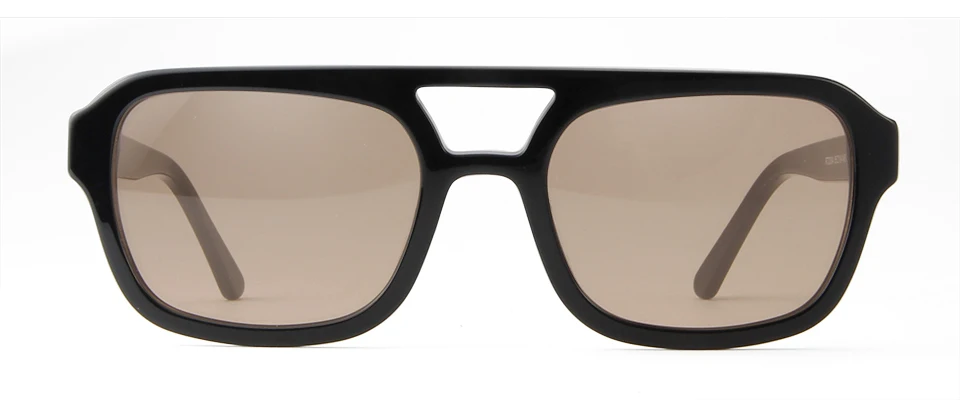 VE Designer Quadratische Sonnenbrille für Damen, Hochwertige Weiße Acetat-Sonnenbrille für Herren, Doppelbrücken-Design, Große Gläser, Oculos – Detail 16