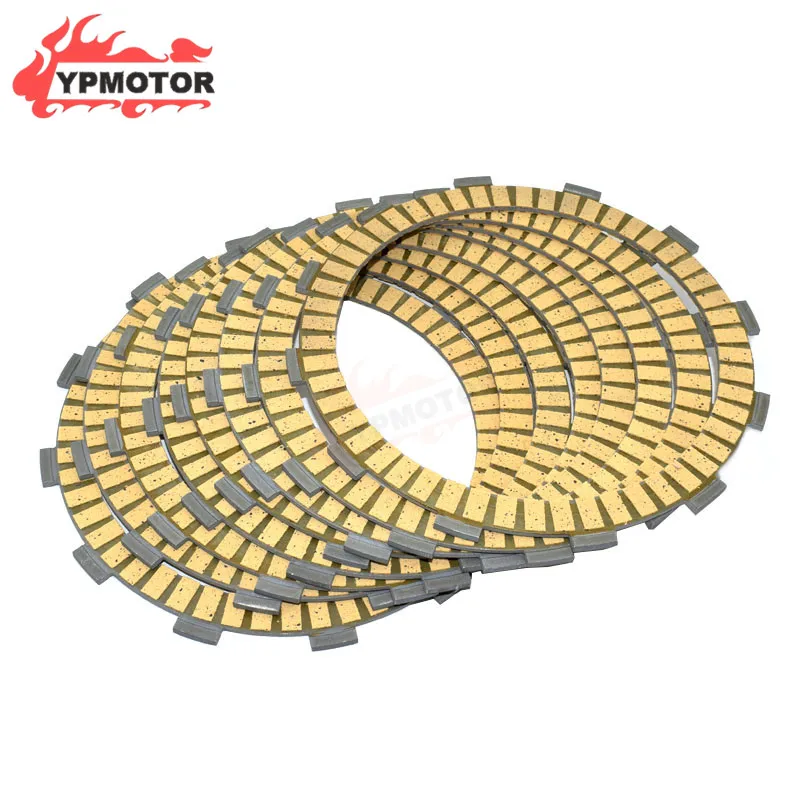 

GSX1300R 99-07 Motorcycle 8PCS Motorcycle Clutch Plates Friction Discs Plate For SUZUKI Hayabusa GSXR1300 GSX1300 R 1999-2007