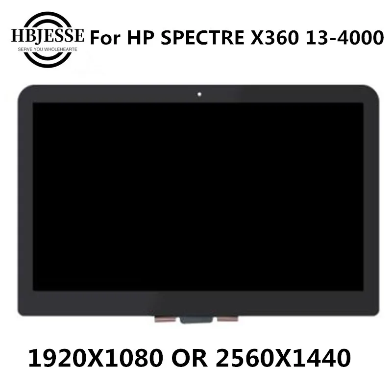 

New Replacement 13.3" 2560x1440 LCD Screen IPS LED Display Touch Digitizer Assembly For HP Spectre x360 13-4000 LP133QH1(SP)(A1