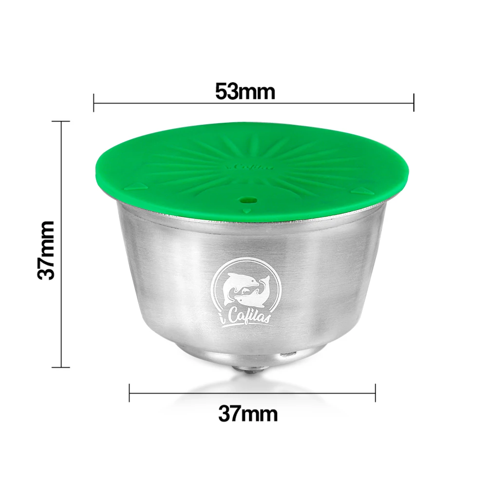 RECAFIMIL Reusable Coffee Capsule for Dolce Gusto Rich Crema Pods Stainless Steel Coffee Filter Espresso Nescafe  Machine Cup