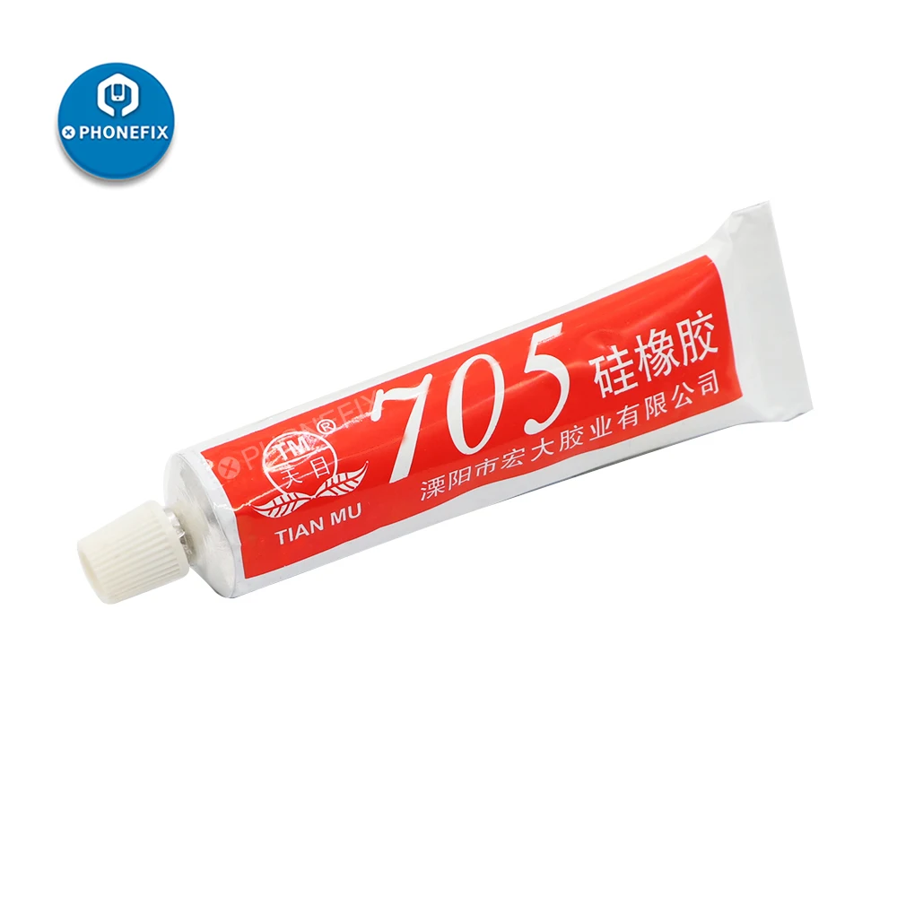 45g Waterproof 705 High Temperature Clear Silicone Rubber Electronic Devices Adhesive Glue Glass Metal Sealant Glue Insulating