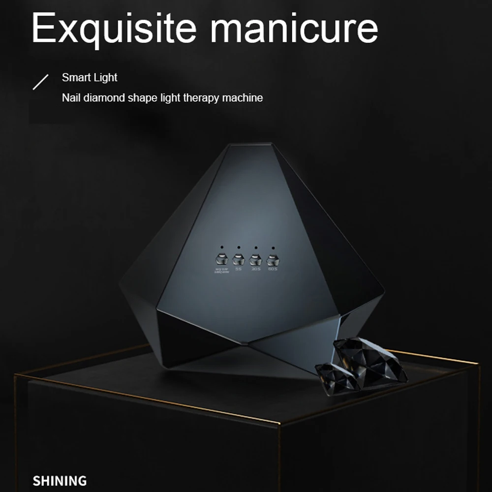 LED Gel Polish Curing Lamp UV Nageldroger Diamantvorm Curing Lamp Machine voor UV Gel Nagellak 48W