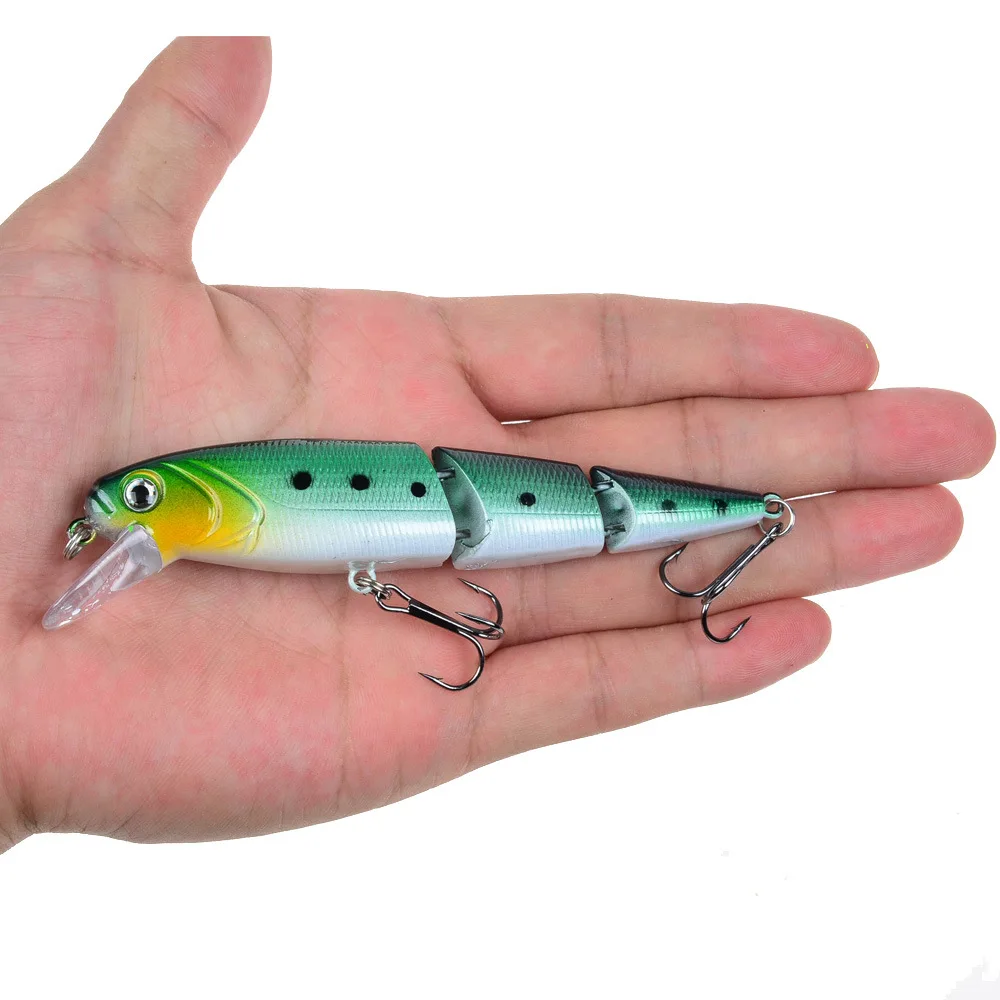 1PCS Wobblers Fishing Lure Multi-section Hard Bait110mm 15g Artificial Bait Minnow Lure Crankbait Perch Carp Fishing Tackle Lure