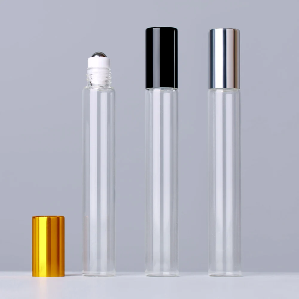 100 Teile/los 10ml Glas Parfüm Rolle auf Flasche mit Edelstahl Ball Ätherisches Öl Flasche – Detail 5