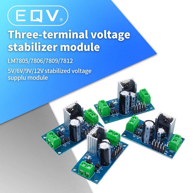 LM7805 LM7806 LM7809 LM7812 DC/AC Three Terminal Voltage Regulator Power Supply Module 5V 6V 9V 12V Output Max 1.2A