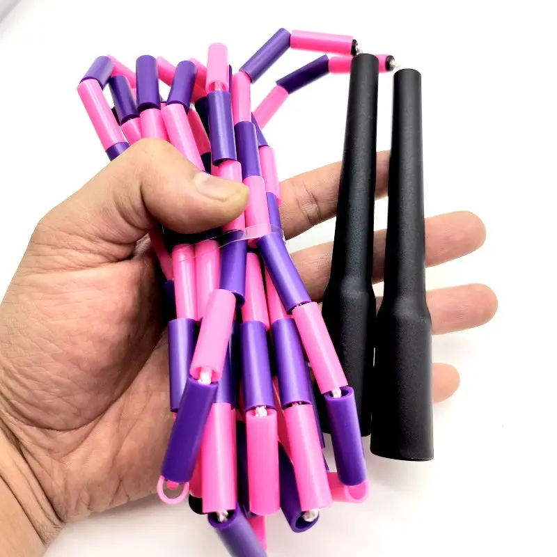 STRAIGHT HARD BEAD BEADED JUMP SKIPPING ROPE COLORFUL SKILL FREESTYLE FITNESS CROSSFIT