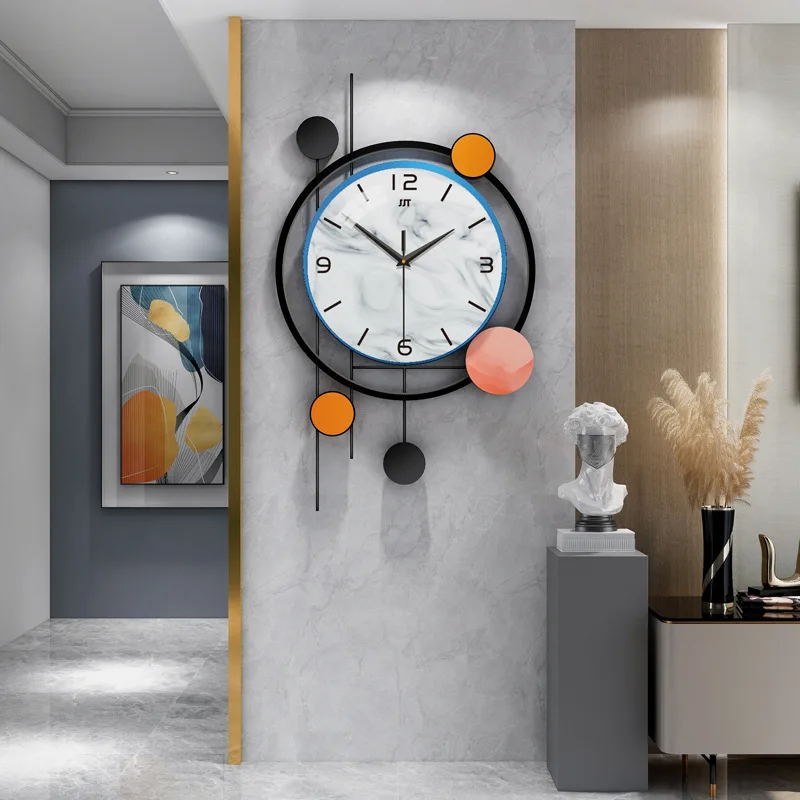 

Simple Nordic Clock Wall Clock Living Room Home Decoration Wall Clock Fashion Creative Wall Clock Modern Simplicity