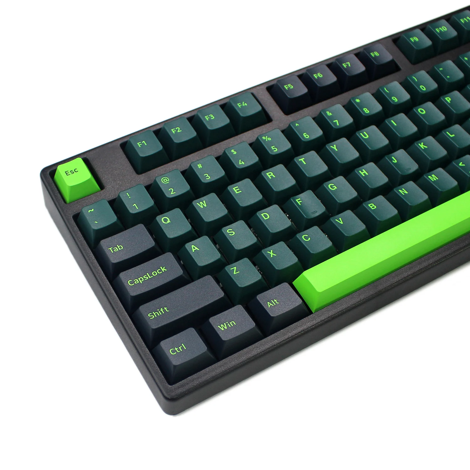 GMK-teclas con ondas de Color para teclado mecánico, teclas con perfil de cereza de 165 teclas, PBT de doble disparo, no brillantes, 61, 64, 68, 84, 87, 96, 104