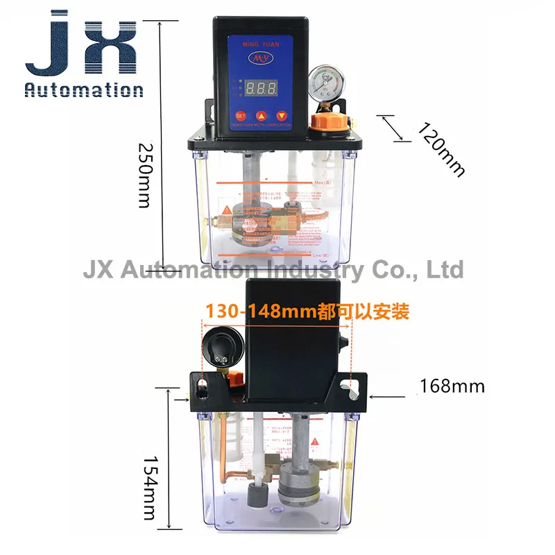 Bomba de lubricación automática de 1,5 l, herramientas, pantalla Digital única, bomba de aceite de engranajes eléctricos de 220V