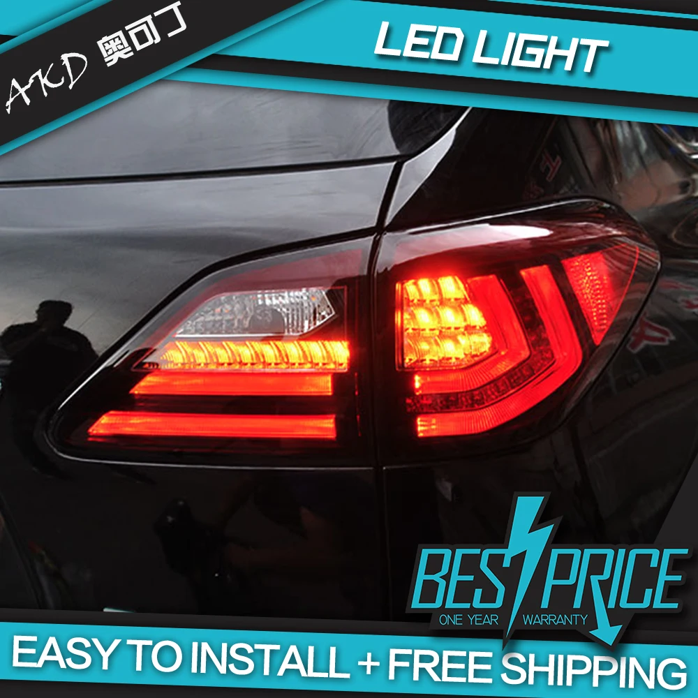 

AKD Car Styling for Lexus RX350 Tail Light 2005-2016 RX330 Tail Lamp LED DRL Dynamic Signal Brake Reverse auto Accessories