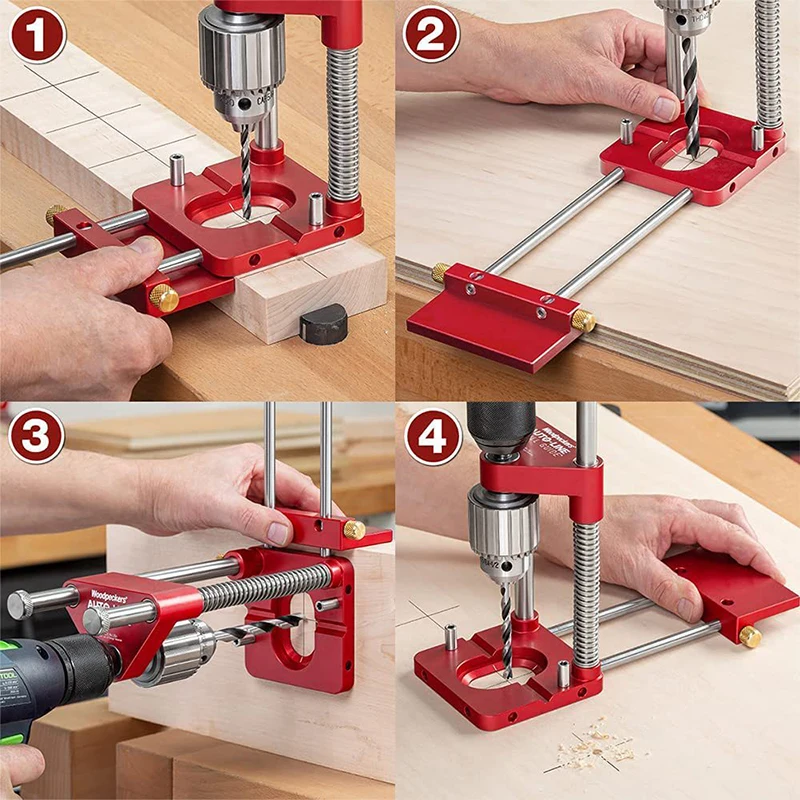 Localisateur de forage portable, localisateur de précision, calcul, travail, perçage manuel et positionnement, outils auxiliaires pour le travail du bois