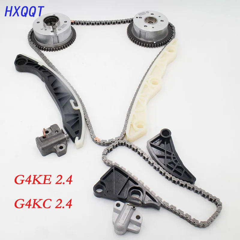 Timing Chain Kit For Tucson Genesis Coupe Forte Optima Santa Fe Sorento Rondo 2006-2013 2.0L 2.4L G4KD G4KE G4KA G4KC